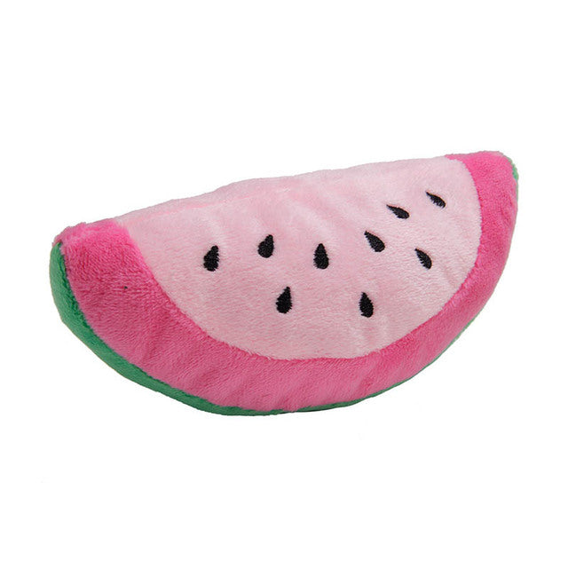 Squaky Fruit Pet Toys