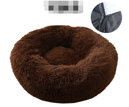 Pet Dog Bed Comfortable Donut Cuddler for Small Breeds