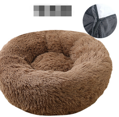 Pet Dog Bed Comfortable Donut Cuddler for Small Breeds